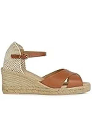 Geox D Gelsa Low A, Sandalia de cuña Mujer, , 37 EU