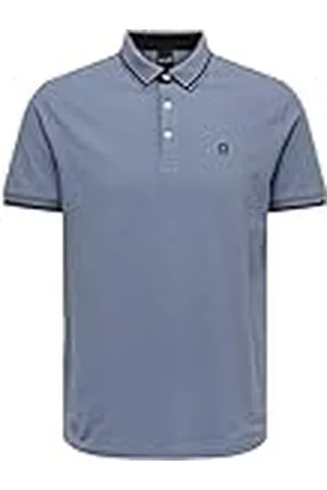Only & Sons Onsfletcher Slim SS Polo Noos, pedernal, S para Hombre