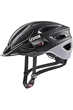 Uvex True CC, Casco Todoterreno Ligero para Mujer, Ajuste de Talla individualizado, luz LED Opcional, Black, Grey Matt, 52-55 cm