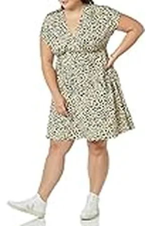 Amazon Vestido Cruzado (Disponible en Tallas Grandes) Mujer, , XS