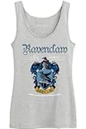 Harry Potter Wohapomtk017 Camiseta sin Mangas, Gris Melange, M para Mujer