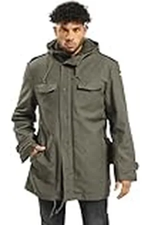 Brandit BW Parka Flag, color: olive, size: 48