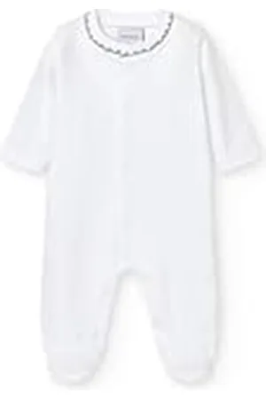 BABIDU Pelele Bebé Básico 100% Algodón, Pelele con Cierre Automático y Cuello Redondo, Ropa Bebé Niño y Niña Unisex, Pelele Invierno Suave, Conjunto Primera Puesta para Recién Nacidos, Pijamas Bebé