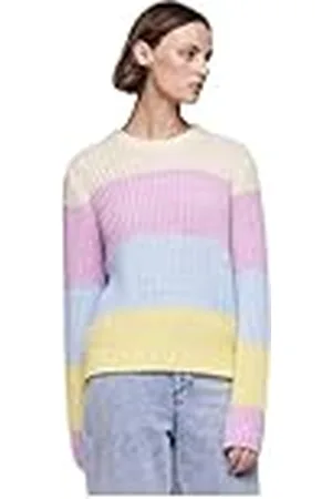 Pieces® Pcnaomi LS O-Neck Knit Noos BC Suéter, Abedul 2, XS para Mujer