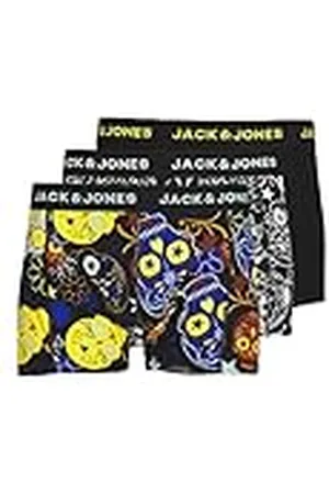JACK & JONES Hombre Jacjames Trunks 3 Pack Bóxer, ,M