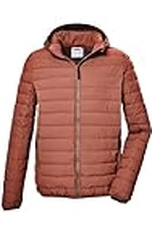 G.I.G.A. DX by killtec Hombre Chaqueta acolchada/chaqueta de transición con capucha con cremallera GS 84 MN QLTD JCKT, rostrot, L, 43131-000