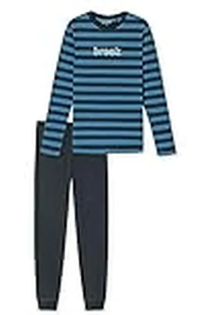 Schiesser Pijama Largo para niño, algodón orgánico Juego, , 176 cm para Niños