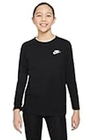 Nike Top K NSW LS tee EMB Futura Lbr, Black, FZ4946-010, L