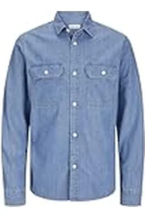 JACK & JONES Camiseta Jjetravis LS Noos Camisa de Manga Larga, , M Hombres