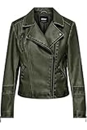 ONLY Faux Leather Jacket ONLHALLI Faux Leather Jacket M M