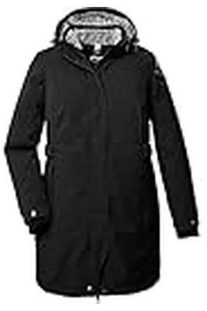Stoy Stw 11 Wmn Prk Chaqueta funcional con capucha desmontable para mujer, tallas grandes