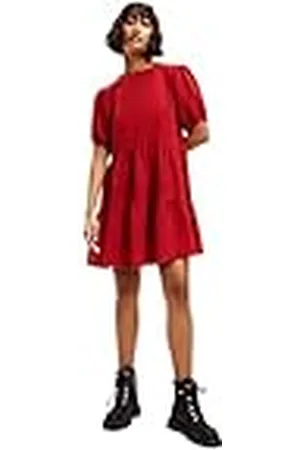 Desigual Vest_Luna, 3007 Burgundy Vestido Informal, , M para Mujer