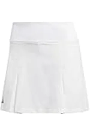 adidas Mujer Club Tennis Pleated Skirt, White, M