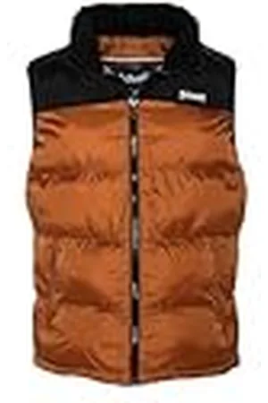 Schott NYC UTAHV, Chaleco de plumas con hombros Hombre, , M