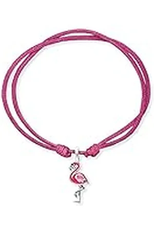 HERZENGEL Pulsera de nailon para niñas y niños, con colgante de esmalte, cierre de ojal, longitud ajustable, sin níquel, Eine Grösse, Nailon, No es una piedra preciosa