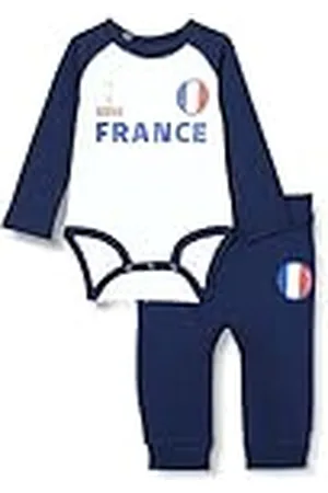 FIFA Conjunto de Manga Larga para Crecer/Enredadera y pantalón Francia Crecimiento, , 12 Meses Unisex bebé