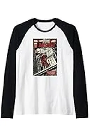 Daredevil Super Issue Comic Cover Camiseta Manga Raglan