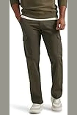 Lee Extreme Motion Twill Cargo Pant Pantalones, Frontier Olive, 34W/34L para Hombre