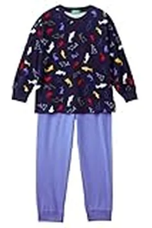Benetton Pig(Maglia+Pant) 32K60P07I Juego de Pijama, , 100 para Niños