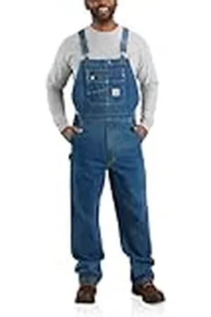 Carhartt Loose Fit Denim Bib Overall Mono Vaquero, , 32W / 30L Hombres