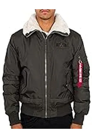 Alpha Industries B15-3 TT Chaqueta, Verde (Black Olive-413), 2XL para Hombre