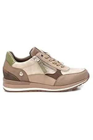 Refresh Zapatilla Mujer Beige - Calzado Cómodo y Versátil - Moda Casual - Modelo 17140103 (Talla 37)