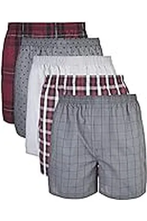 Gildan Boxers Tejidos, múltiple Ropa Interior, , XL (Pack de 5) para Hombre