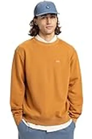 Quiksilver Jersey de Forro Polar Salt Water Crew, Color marrón