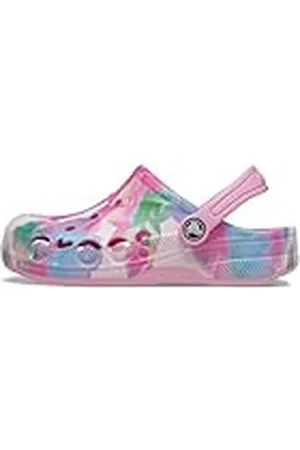 Crocs Baya Clog T, Zuecos Unisex niños, Printed (Carnation), 19/20 EU