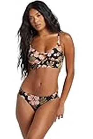 Billabong Hooked On Tropics - Top de bikini con escote en pico para Mujer