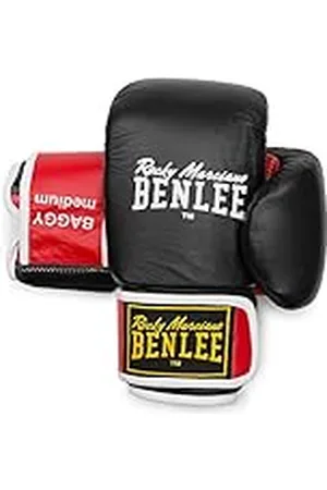 Benlee Rocky Marciano Unisex – Adultos Baggy Leather Bag Mids Black/Red S