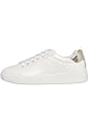 ONLY SHOES ONLSOUL-4 PU Sneaker, Zapatillas Mujer, White/Detail:w. Gold, 41 EU