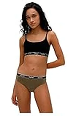 HUGO BOSS Triplet Thong Stripe Tanga, , S (Pack de 3) para Mujer