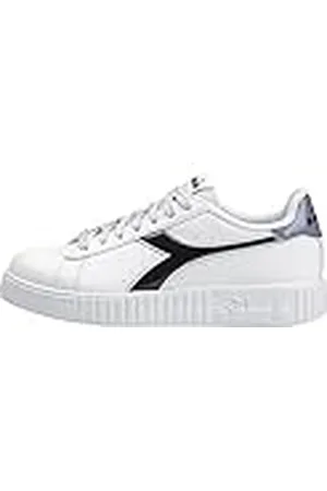 Diadora Step P, Zapatillas de Gimnasio Mujer, White/Black/Persian Violet, 39 EU