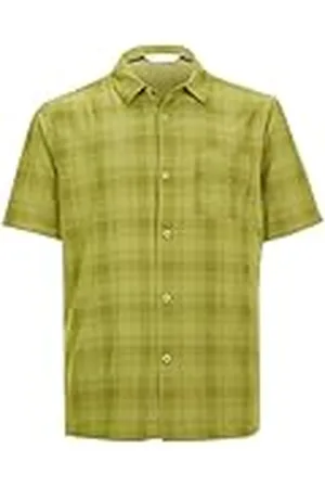 Killtec Hombre Camisa Funcional KOS 98 MN WVN SHRT, pistazie, M, 38009-000