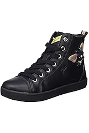 Geox J Kathe Girl B, Sneakers para Niña, (Black), 37 EU
