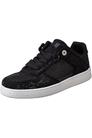 Guess Ballinn, Zapatillas de Gimnasio Mujer, Black, 41 EU