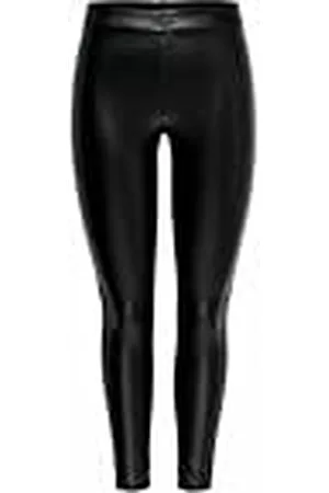 ONLY Jdystine PU-Leggings Jrs Noos, Negro, XXS para Mujer