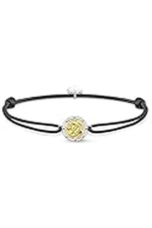 Thomas Sabo Sabo LS131-543-7-L22V - Pulsera unisex de plata de ley 925 con chapado en oro amarillo 750, talla 16-27 cm, 27cm, Plata, No es una piedra preciosa