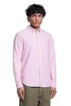 Farah Camisa Oxford de algodón Ajustada Brewer, , L para Hombre
