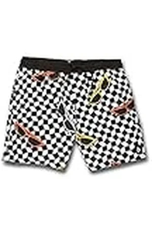 Volcom Flashback Trunk 17" Bañador, Hombre, Black, XS
