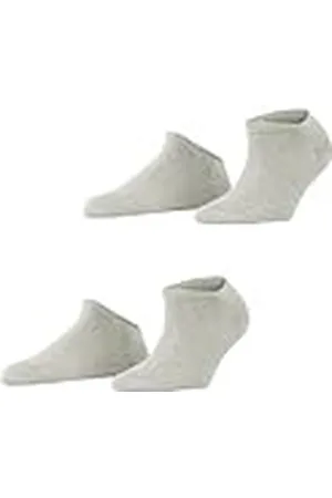 ESPRIT Uni Multipack W Sn algodón lisos 2 pares, Calcetines cortos Mujer, , 35-38