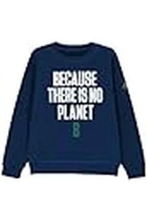 ECOALF Sudadera Niño Baderalf, de Algodón, Tejido Reciclado, Sudadera Algodón Niño, Sudadera de Manga Larga, Sudadera Básica, Talla 12 años, Color