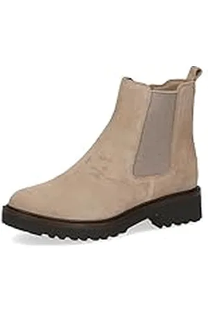 Caprice 9-25419-41, Botines planos para Mujer, Beige (Sand Suede), 39 EU
