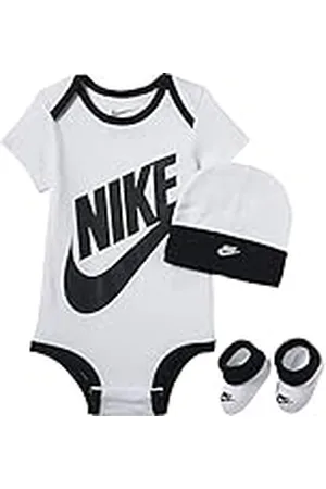 Nike Conjunto de Tres Piezas de Sombrero, Body y botín Calcetines, , 6-12 Meses (Pack de 6) Unisex bebé