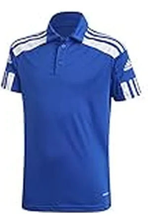 adidas Unisex niños Squadra 21 Polo Shirt, Royal Blue/White, 15-16 Years