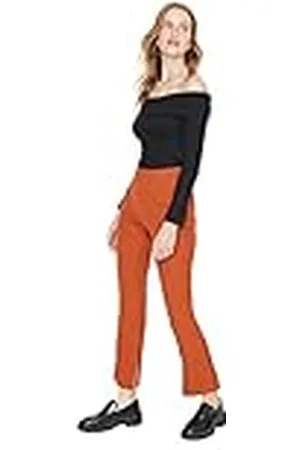 Trendyol Woman Petite Flare Pants Pantalones, , 68 para Mujer