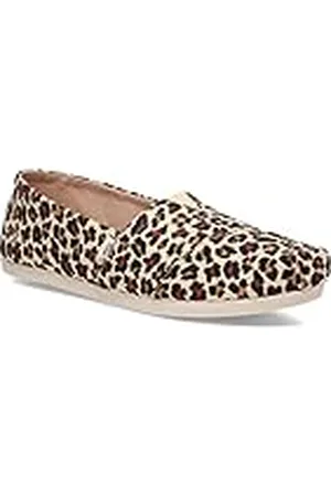 TOMS Alpargata Cloudbound, Mocasines Planos Mujer, Beige (Estampado de Leopardo Beige), 36.5 EU