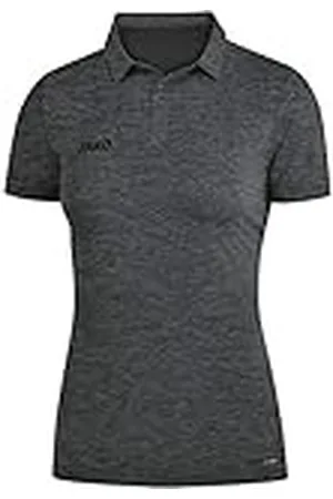 Jako Premium Basics Polo para Mujer, Talla 42, Gris
