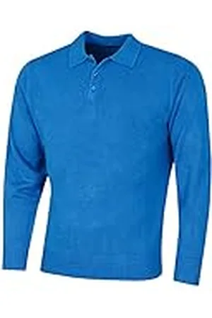 Island Green Hombre Polo de Manga Larga Golf Suéter Golf - - XL